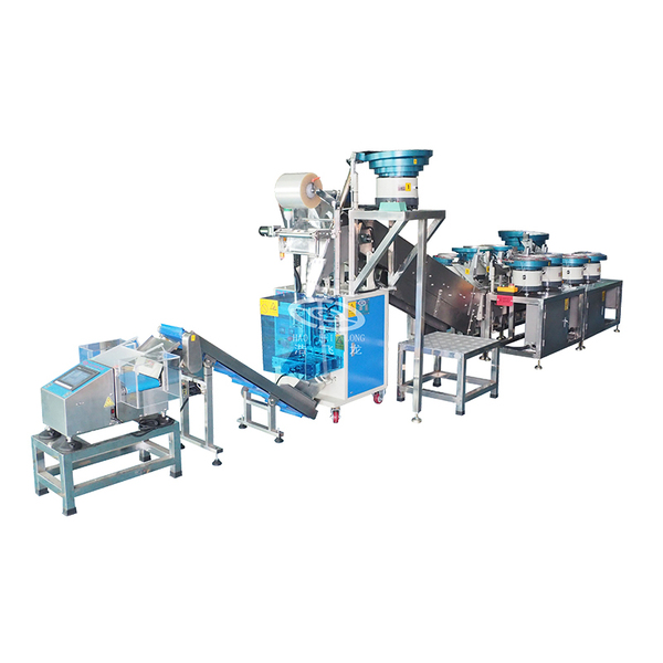 电子配件拖链式包装机